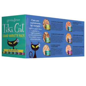 Tiki Cat Luau Emma Cat Food Cans 2.8 oz 12 count, Variety Pack - Mutts & Co.