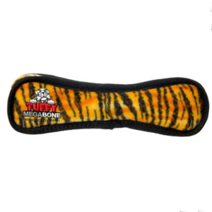 VIP Tuffy's Mega Bone Dog Toy, Tiger - Mutts & Co.