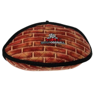 VIP Tuffy's Mega Odd Ball Brick Print Dog Toy - Mutts & Co.