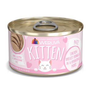 Weruva Kitten Chicken Puree Recipe Canned Cat Food - Mutts & Co.