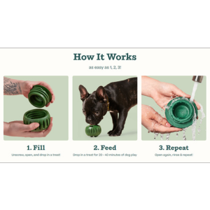 Woof Pet Pupsicle Green Dog Toy