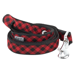 The Worthy Dog Bias Buffalo Plaid Dog Lead - Mutts & Co.