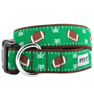 The Worthy Dog Football Field Dog Collar - Mutts & Co.