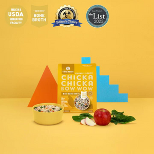 A Pup Above Friendly Grains Chicken Chicka Chicka Bow Wow Gently Cooked Dog Food - Mutts & Co.