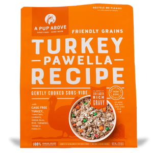 A Pup Above Friendly Grains Turkey Pawella Gently Cooked Dog Food - Mutts & Co.