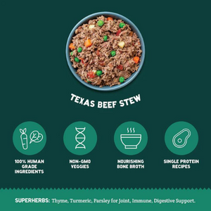 A Pup Above Grain-Free Texas Beef Gently Cooked Dog Food - Mutts & Co.