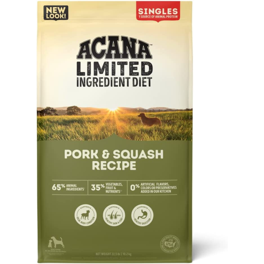 Acana Singles Pork & Squash Dog Food - Mutts & Co.