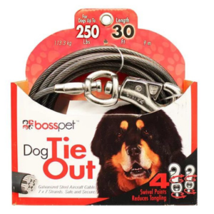 Boss Pet XX-Large Dog Tie-Out - Mutts & Co.