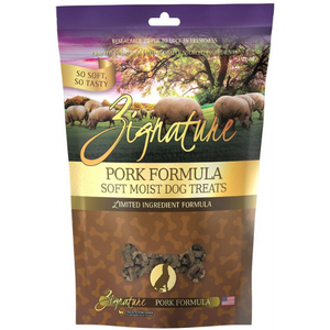 Zignature Pork Formula Soft & Chewy Dog Treats 4 oz - Mutts & Co.