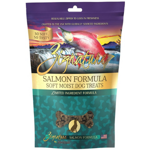 Zignature Salmon Formula Soft & Chewy Dog Treats 4 oz - Mutts & Co.