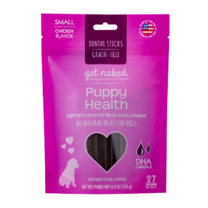 Get Naked Puppy Health Dental Chew Sticks Dog Treats - Mutts & Co.