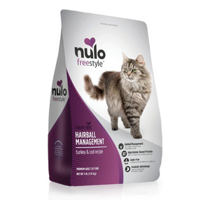 Nulo Freestyle Grain-Free Hairball Management Turkey & Cod Recipe Dry Cat Food - Mutts & Co.