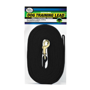 Four Paws Cotton Web Lead Black - Mutts & Co.