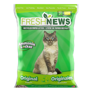 Fresh News Unscented Non-Clumping Paper Cat Litter - Mutts & Co.