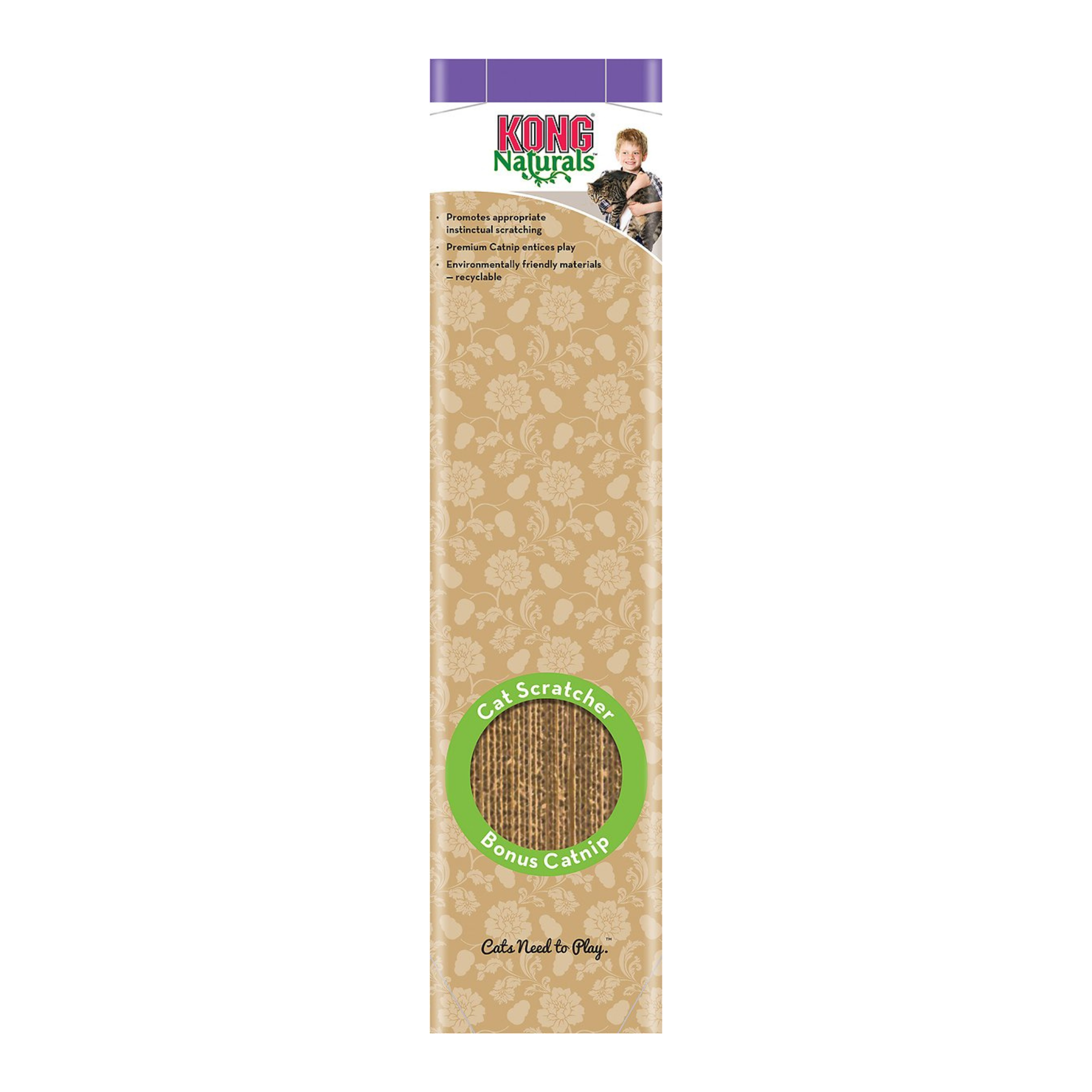 KONG Naturals Cat Scratcher, Single - Mutts & Co.