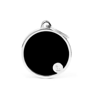 MyFamily Handmade Collection Circle Tag Black - Mutts & Co.