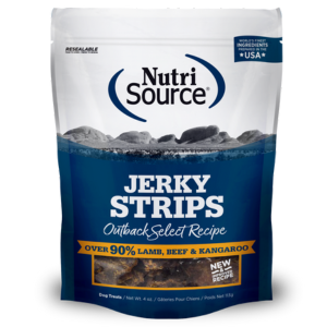 Nutrisource Outback Select Healthy Jerky Dog Treats 4 oz - Mutts & Co.