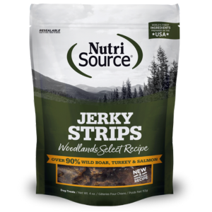 Nutrisource Woodlands Select Healthy Jerky Dog Treats 4 oz - Mutts & Co.