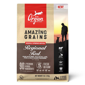 Orijen Amazing Grains Regional Red High Protein Dry Dog Food - Mutts & Co.