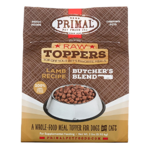 Primal Frozen Topper Butcher's Blend Lamb, 2 lb - Mutts & Co.