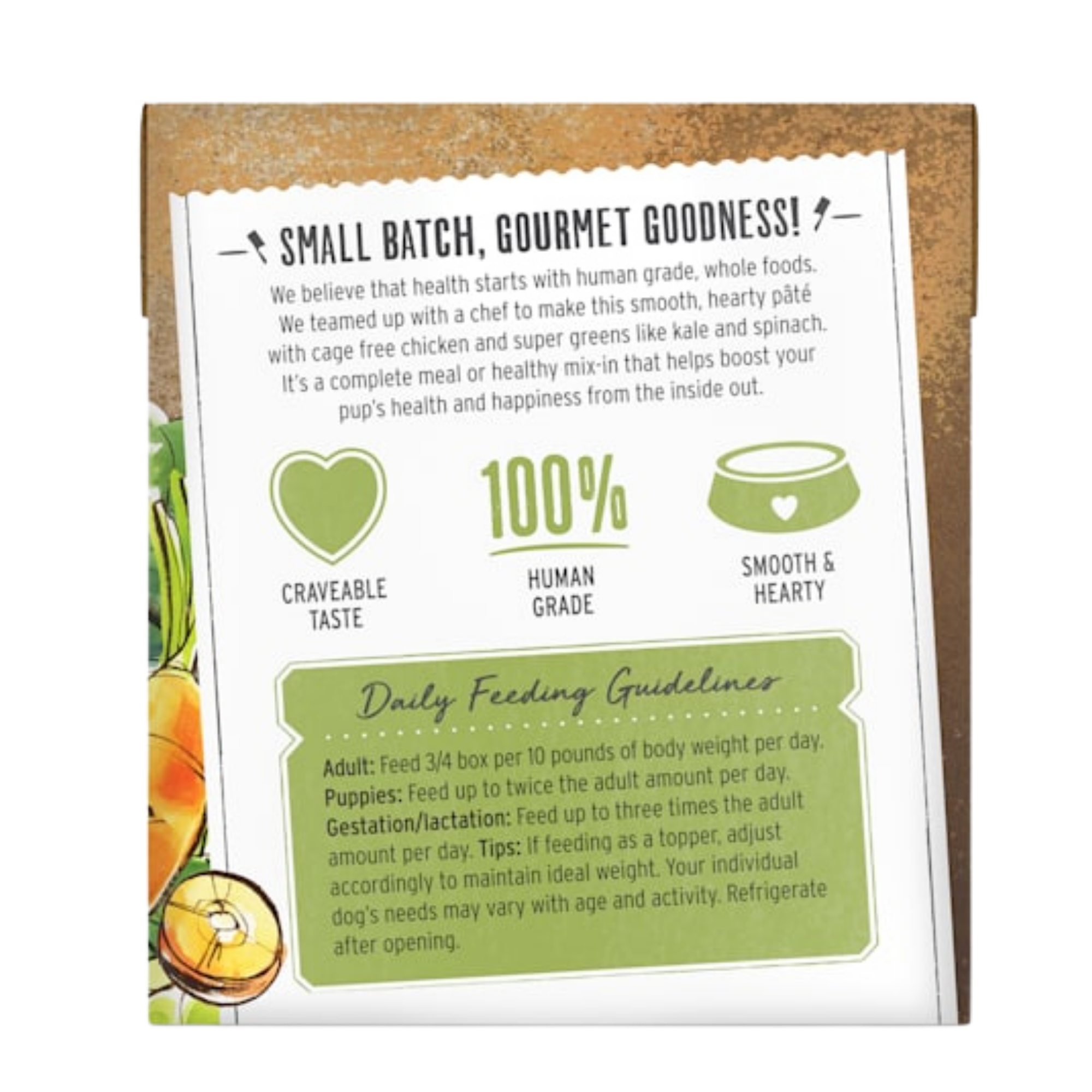 The Honest Kitchen Butcher Block Pate Chicken & Super Greens Pate Wet Dog Food, 10.5-oz - Mutts & Co.