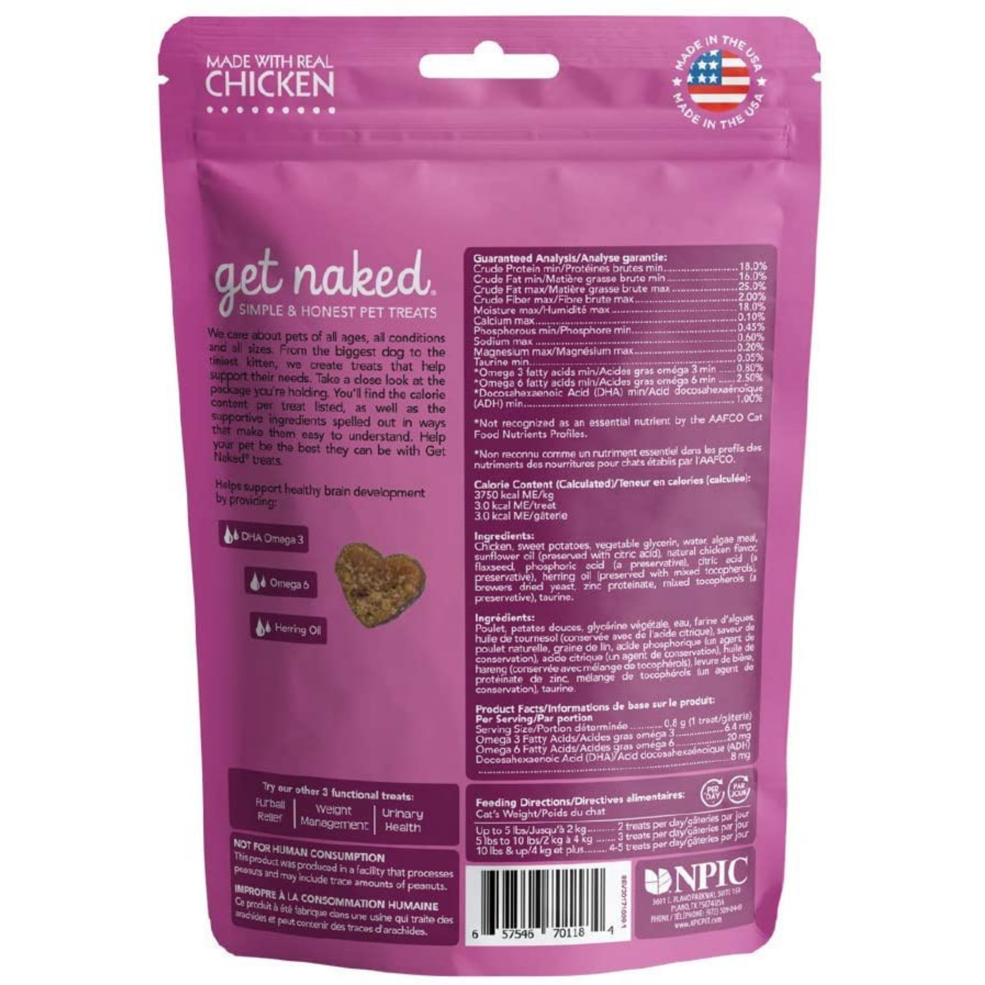 Get Naked Kitten Health Soft Treats for Kittens 2.5oz - Mutts & Co.