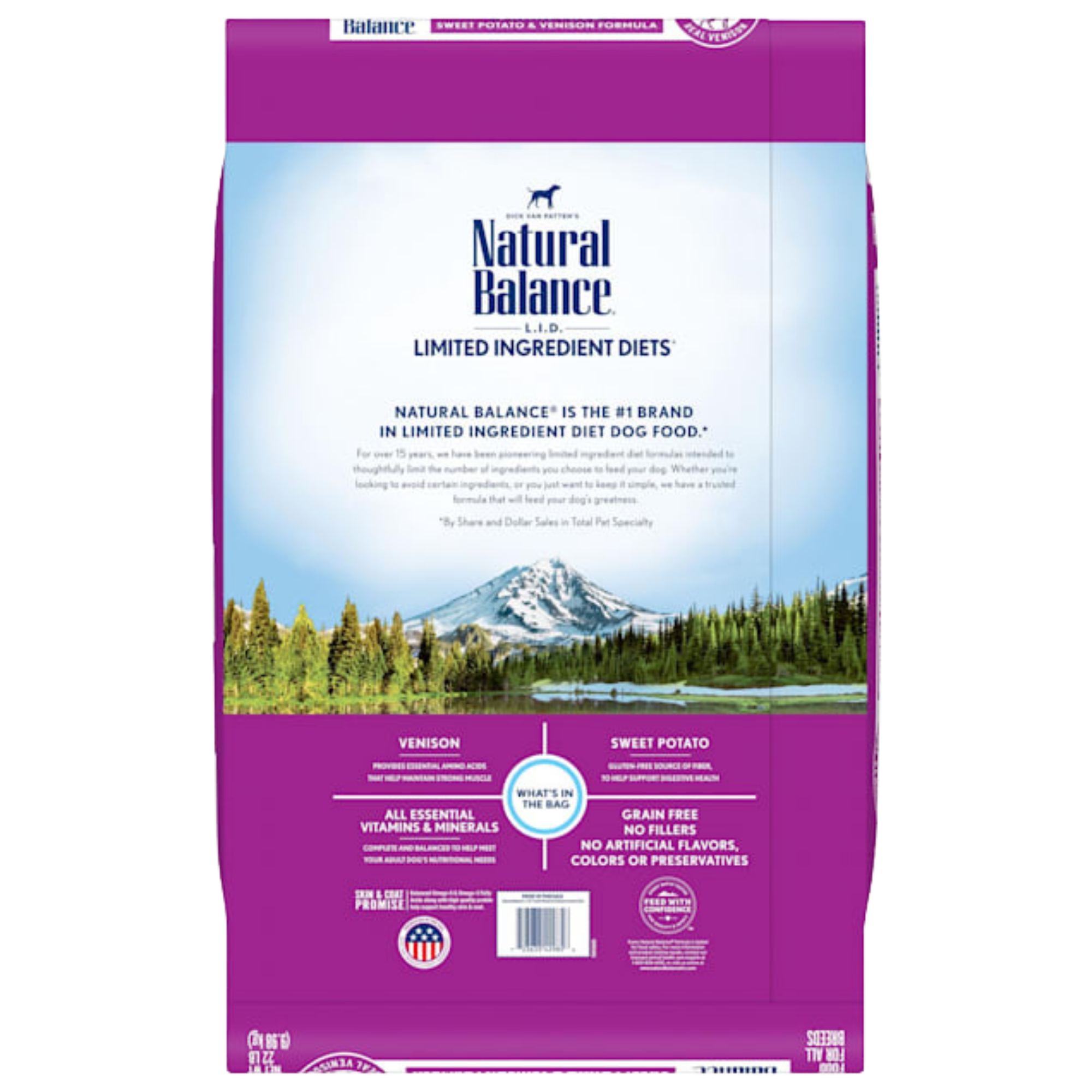 Natural Balance L.I.D. Grain-Free Sweet Potato & Venison Dog Food - Mutts & Co.