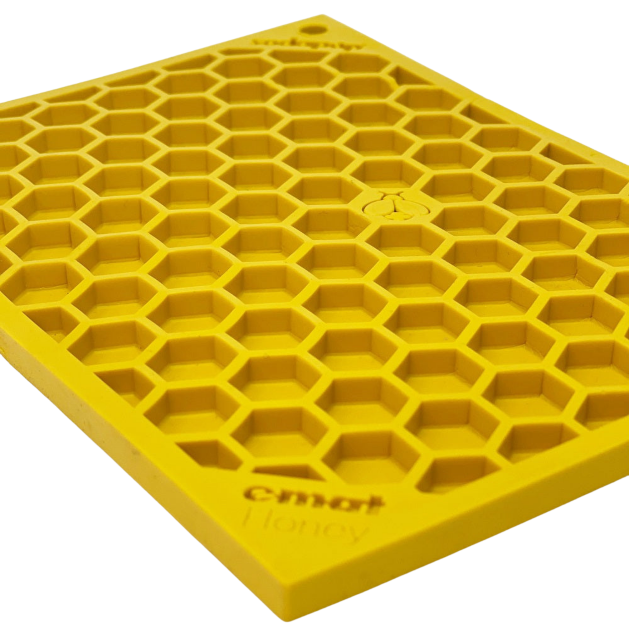 SodaPup Enriching Lick Mat Honeycomb Yellow - Mutts & Co.