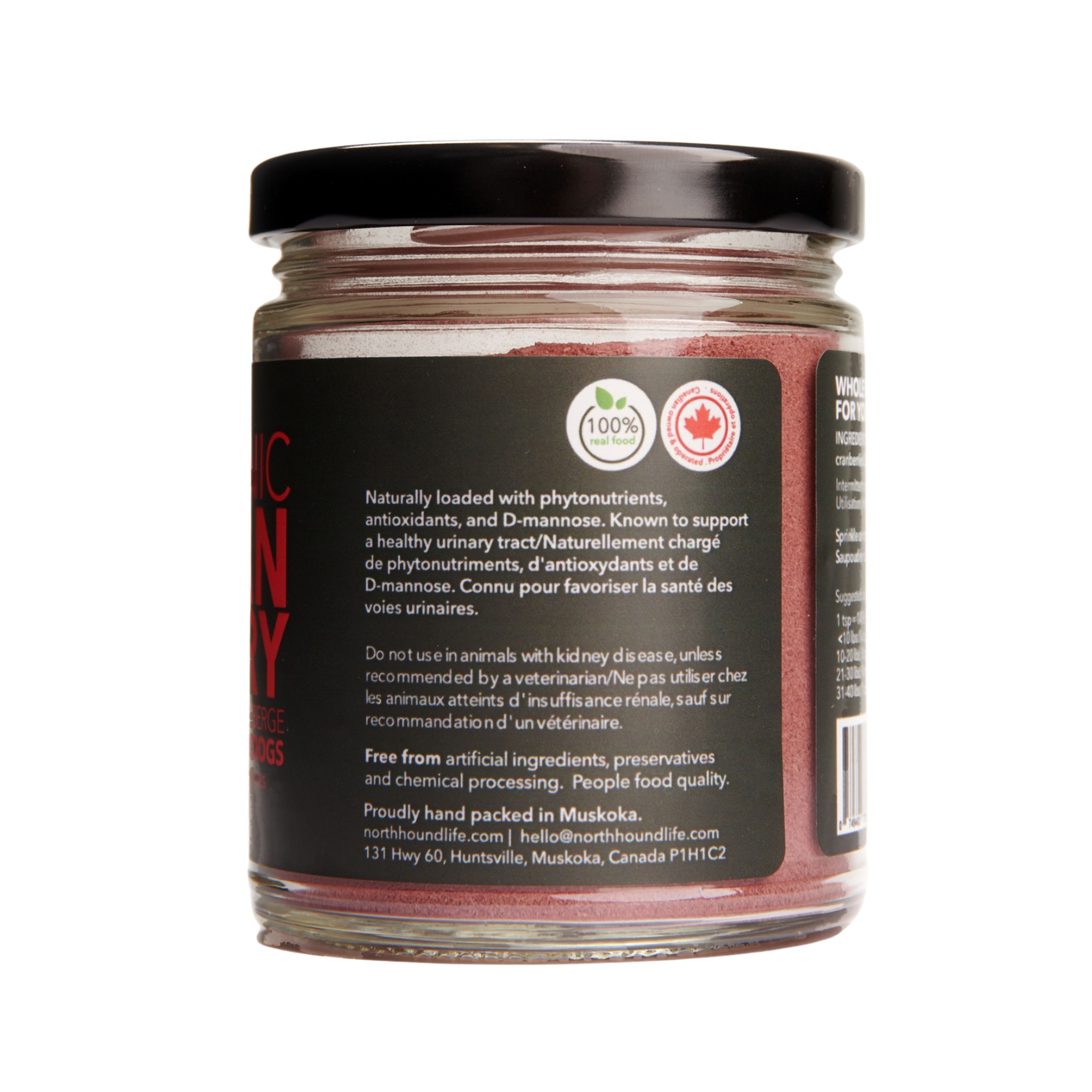 North Hound Life Organic Cranberry Superfood for dogs - Mutts & Co.