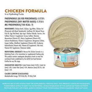 Weruva Cat WX Phos Focused Chicken Puree Canned Cat Food - Mutts & Co.