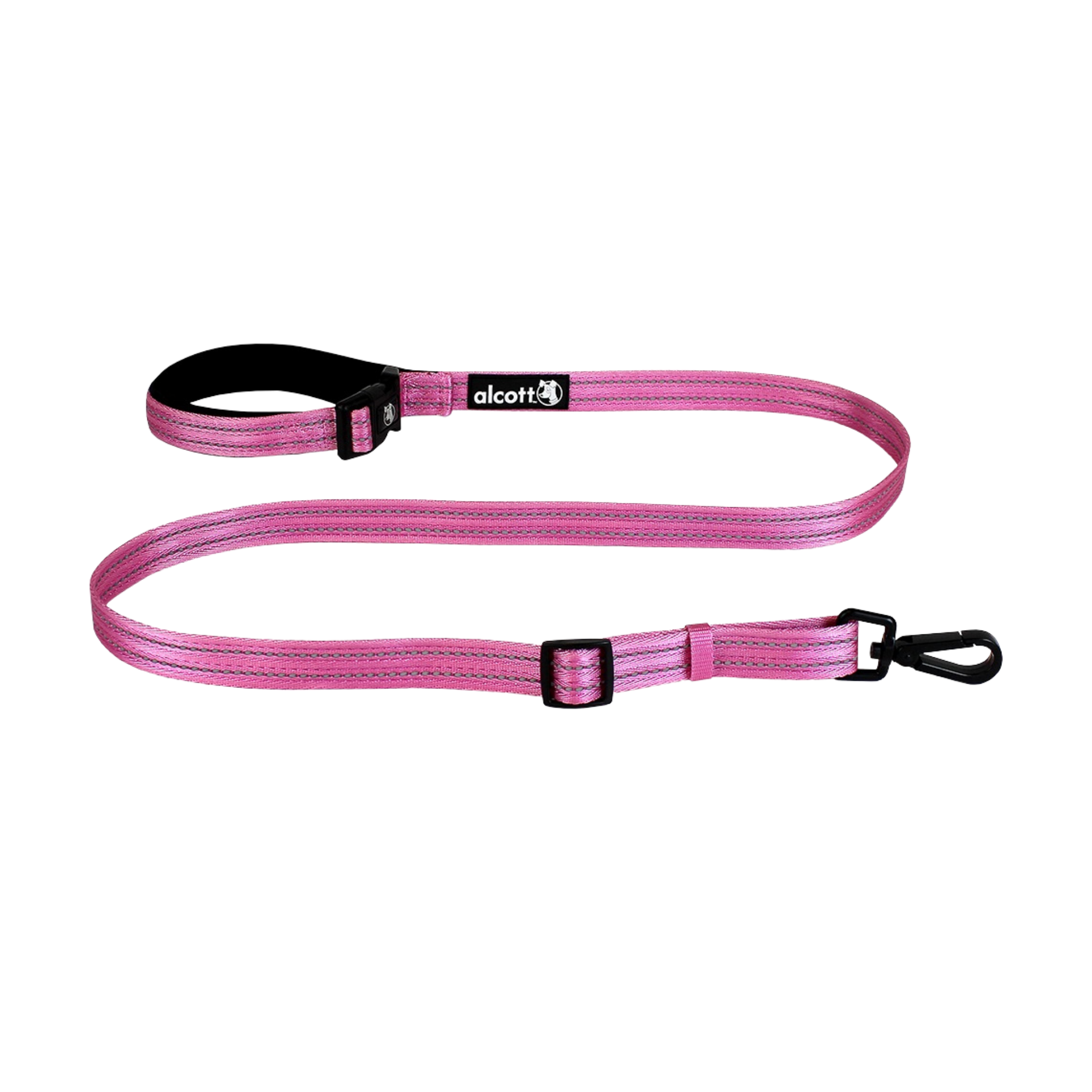 Alcott Weekender Leash Pink - Mutts & Co.