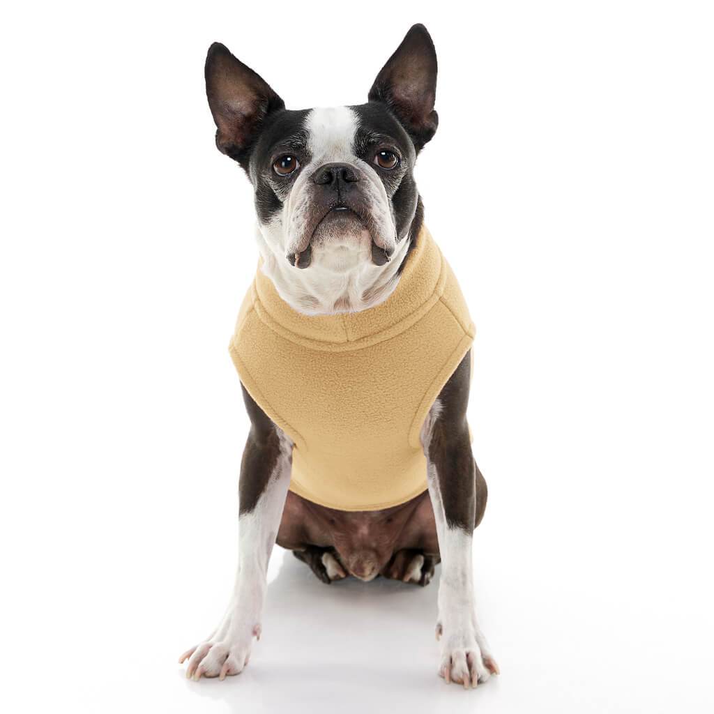 Gooby Stretch Fleece Vest Gray - Mutts & Co.