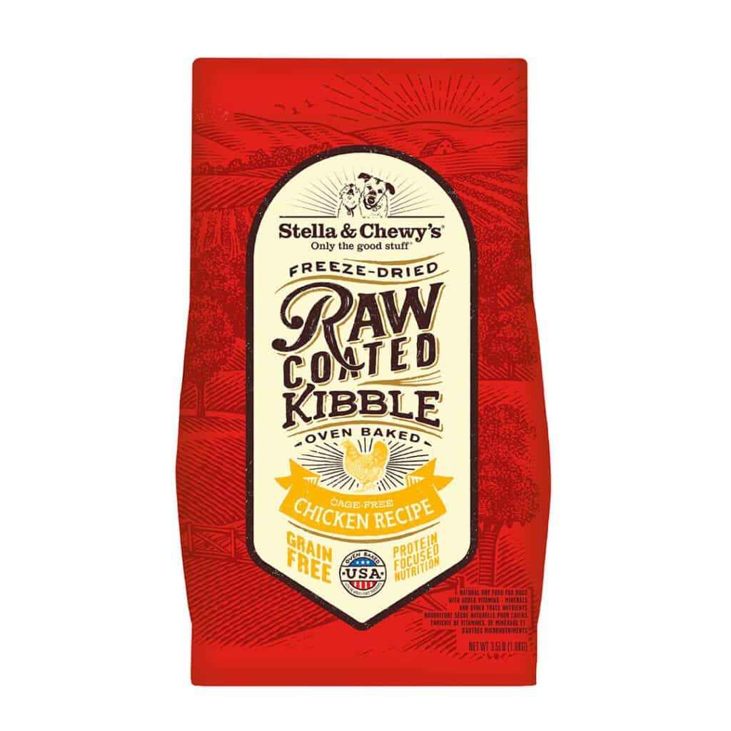 Stella & Chewy's Cage-Free Chicken Recipe Raw Coated Baked Kibble Dog Food - Mutts & Co.