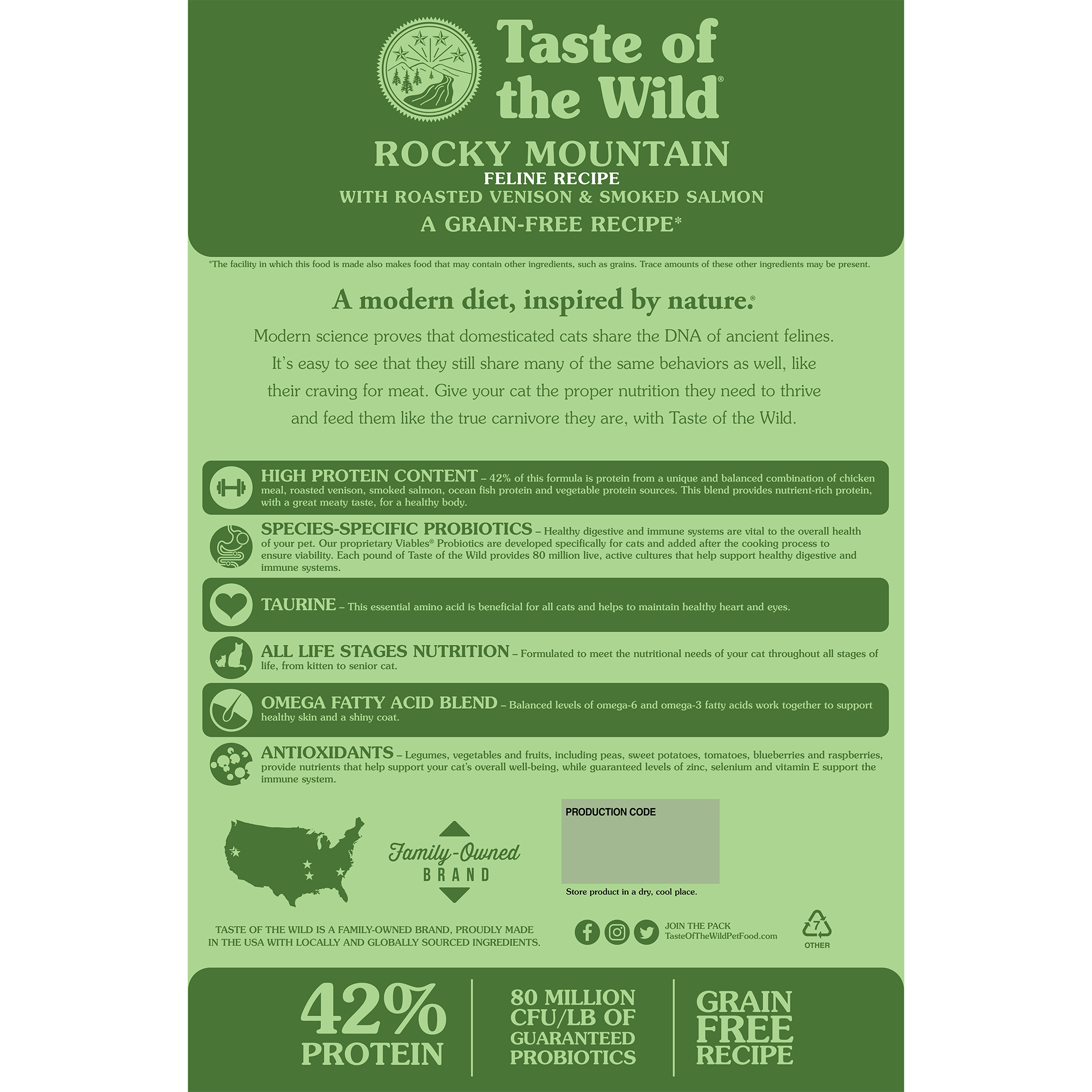 Taste Of The Wild Rocky Mountain Grain-Free Cat Food - Mutts & Co.