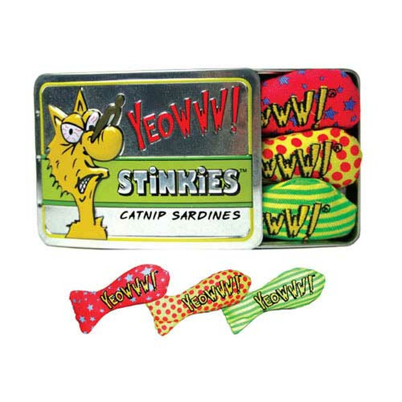 Yeowww! Tin Of Stinkies Catnip Cat Toy - Mutts & Co.