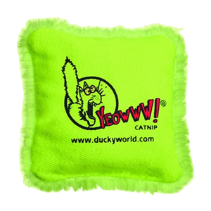 Yeowww! Pillows Catnip Cat Toy Green - Mutts & Co.