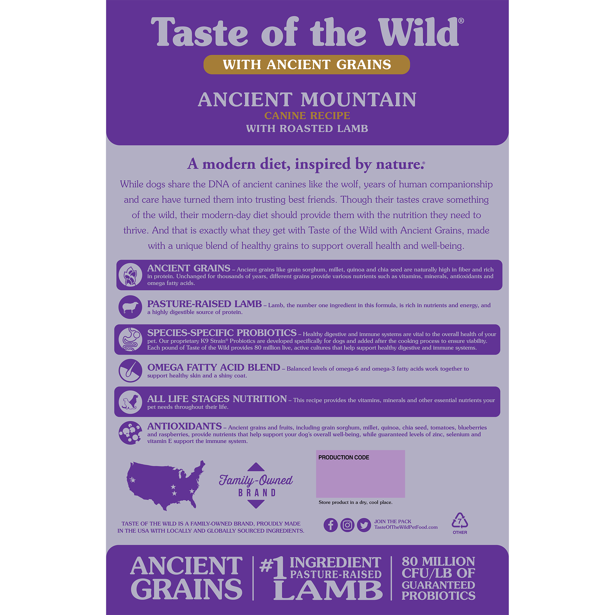 Taste Of The Wild Ancient Mountain Dog Food - Mutts & Co.