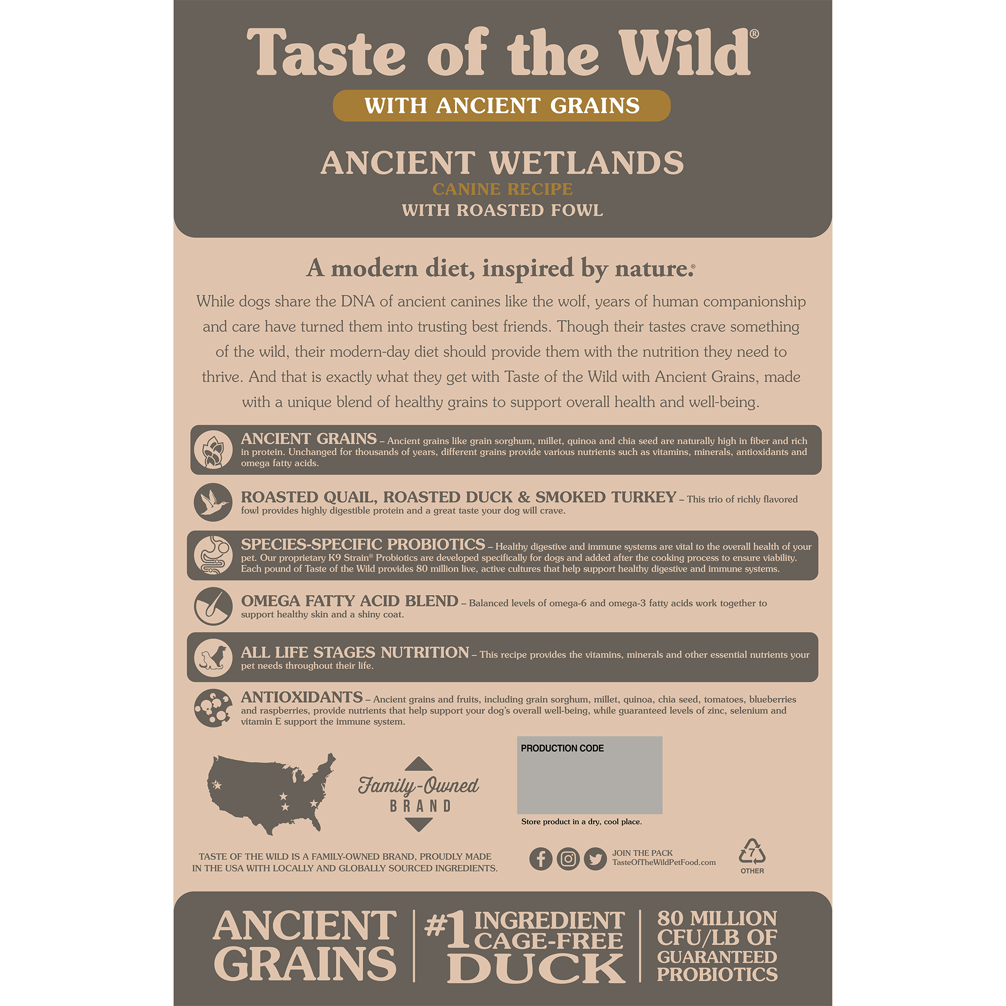 Taste Of The Wild Ancient Wetlands Dog Food - Mutts & Co.